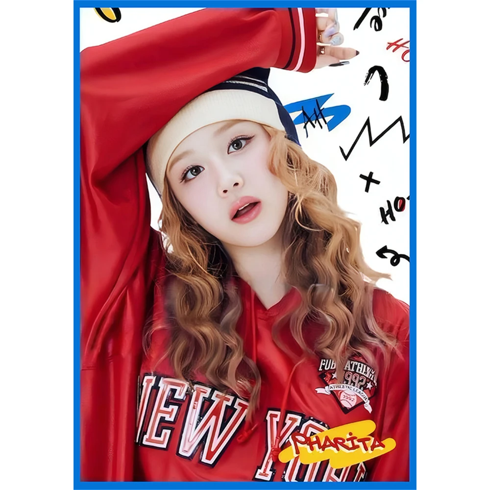 1Pcs KPOP Babymonster Poster HOT SAUCE Album Member Self-adhesive Wall Posters AHYEON RUKA RORA Room Decor Painting Fans Gifts