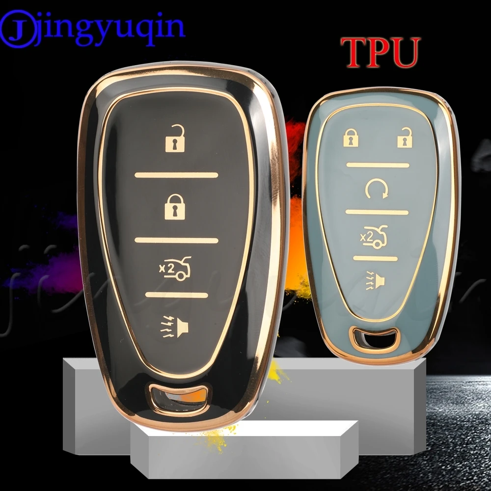 

JYQ TPU Auto Remote Car Key Case For Chevrolet Chevy Camaro Cruze Malibu Equinox Onix Spark Equinox Sonic Volt Protect Shell