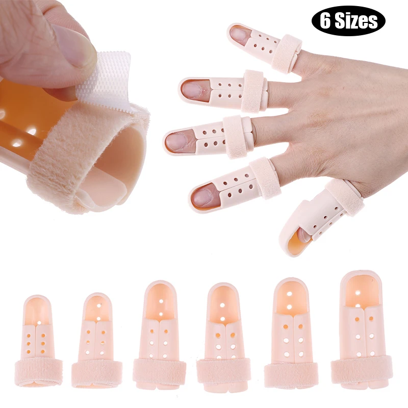 1Piece Finger Splint Brace Adjustable Finger Support Protector for Fingers Arthritis Joint Finger Injury Brace Pain Relief