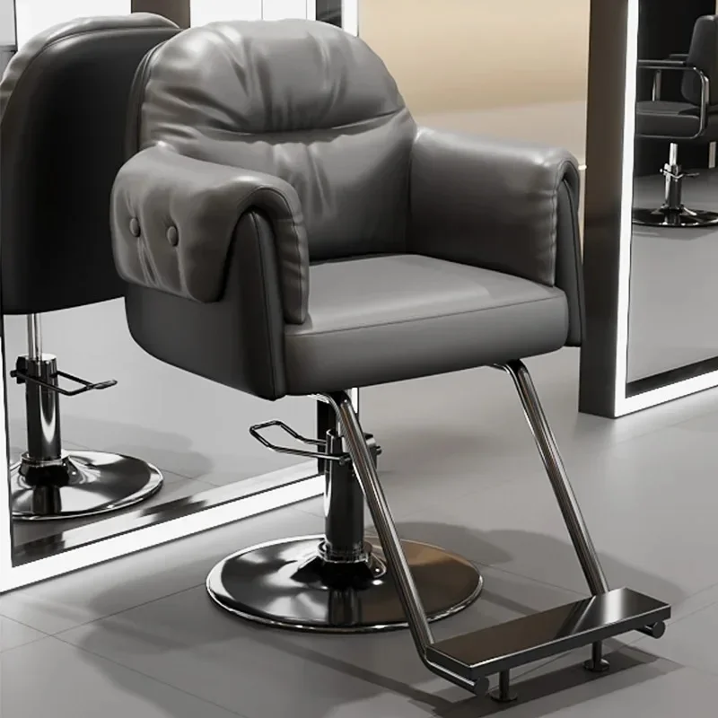 Aesthetic Swivel Barber Chair Professional Elegant Design Modern Salon Chairs Height Modern Sillas De Barberia Furnitures