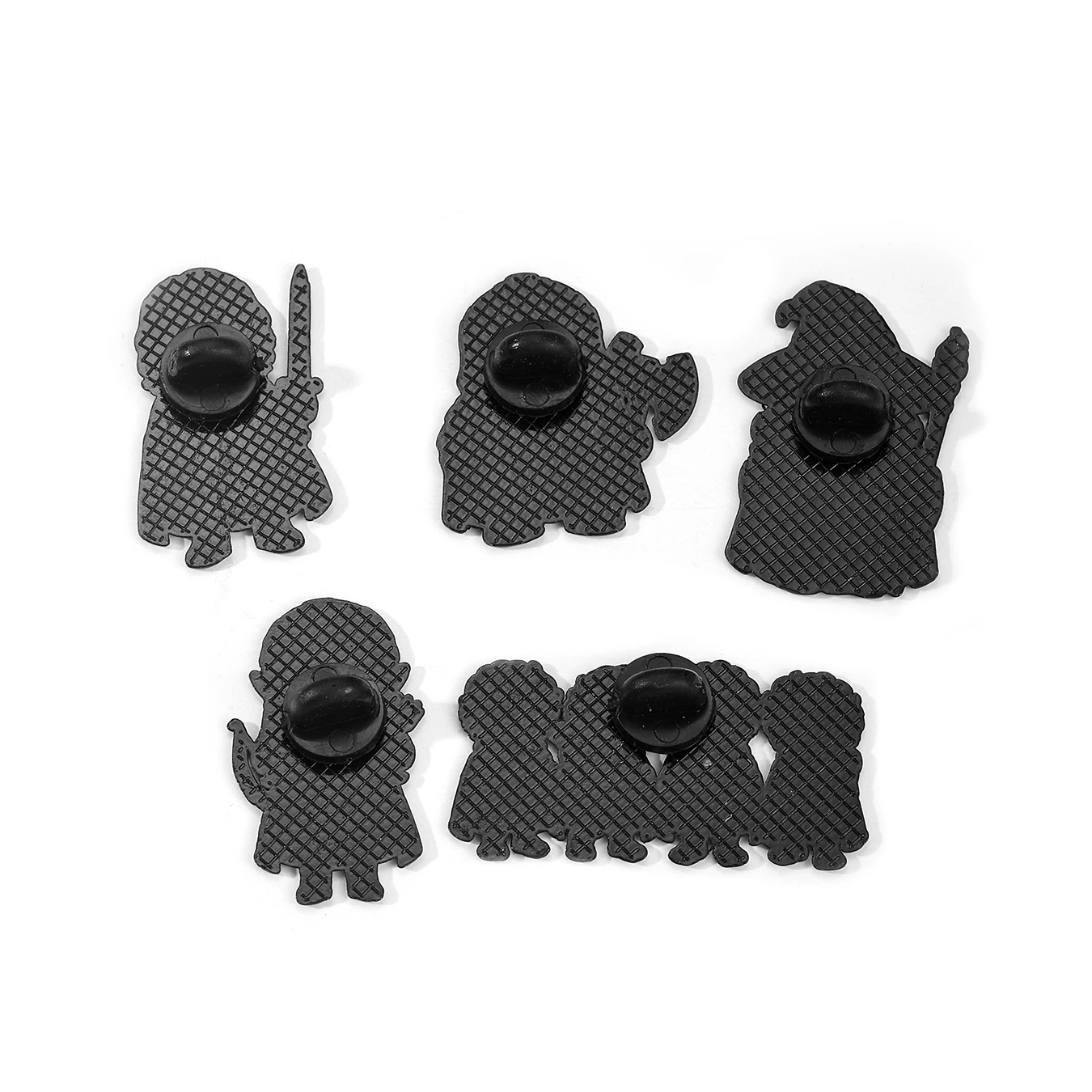 5/10 Stück Chibi Fantasy Lord Charakter Emaille-Pin-Kollektion, Brosche mit Cartoon-Film-Motiv, Cosplay-Zubehör Geschenk für Fans – Detail 3
