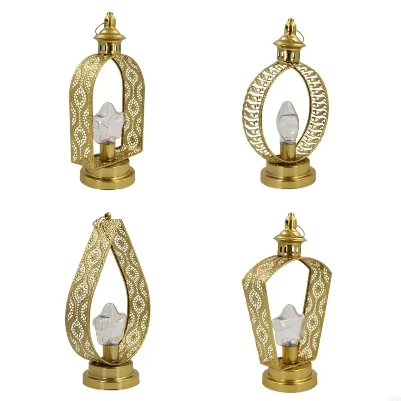 2025 Nuovo Eid Mubarak Led Ornament Ornament Party Forniture Ramadans Lanterns Lampada Eid Decorazione per soggiorno camera da
