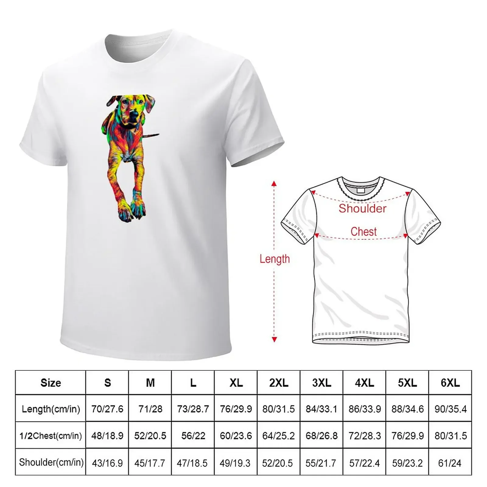 Rhodesian Ridgeback T-Shirt graphics customizeds men graphic t shirts tees oversizeds anime t shirts for men cotton