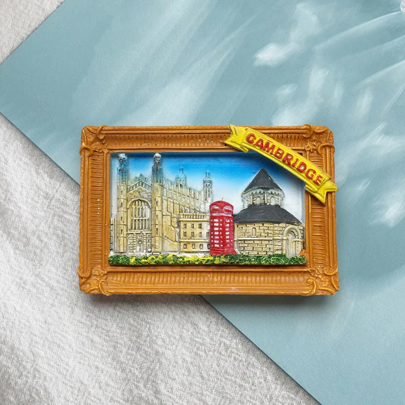 

University of Cambridge, UK3d3D Landmark Building Fridge Magnets Creative Travel Souvenirs Home Decorations