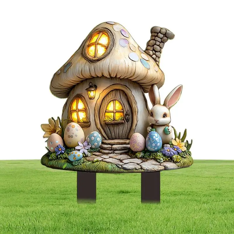 

Easter Yard Decor Aesthetic Ground Decoration Outdoor Easter Insert Cute Yard Stakes Decor Outside Decorations For Lawns Park
