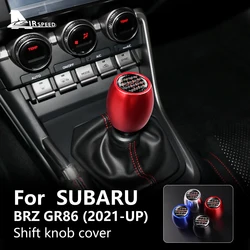 Cover For Subaru BRZ Toyota GR86 2021 2022 2023 2024 Car Gear Head Shift Knob Handles Stick Head Aluminium Alloy Handbrake
