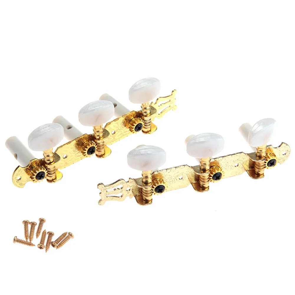 1 Set Classical Guitar String Tuning Pegs Machine Heads Tuners Keys With 8pcs Screws 99999999999999999999999999999999