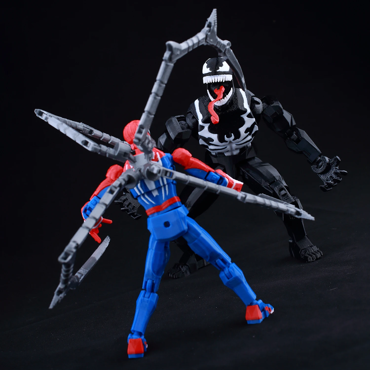 9L3D Marvel Series Spider-Man Action Figure Symbiote Movie Dummy13
