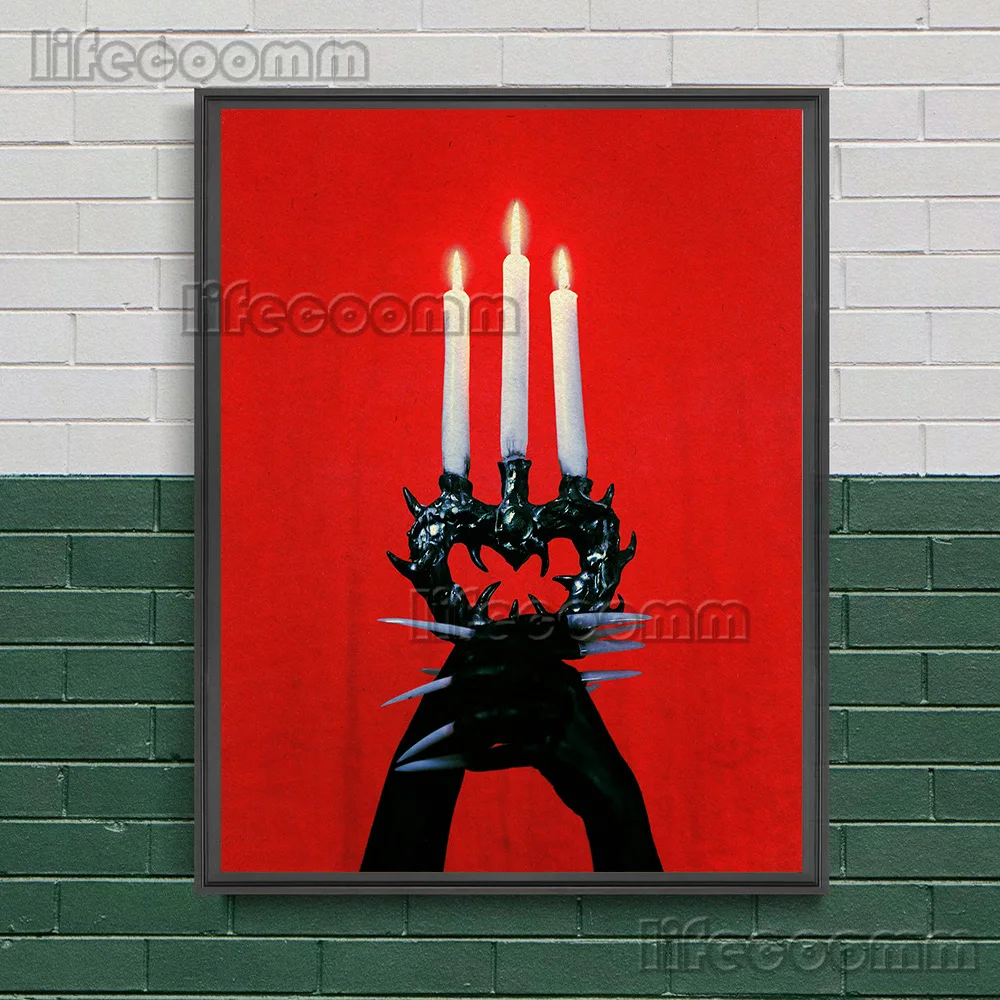 Witch Hands And Nails,Vintage Wall Art Canvas Painting,Fantasy Gothic Witchcraft Element,Art Poster Print,Home Decor Unframed