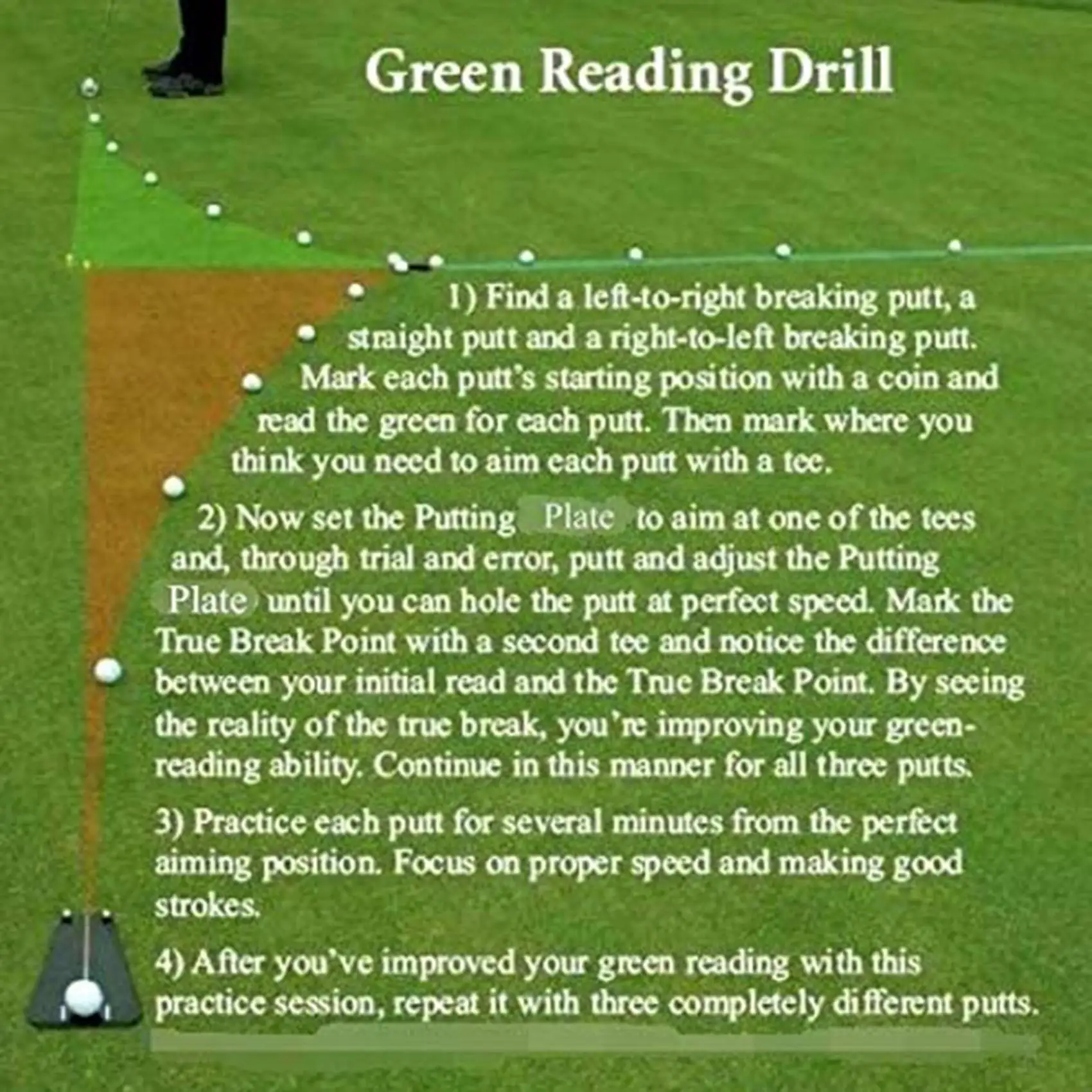 【New User-Coupon!】Golf Putting Tutor With Free Zipper Case, Golf Putting Training Aid Indoor Outdoor Golf Putting Trainer/Aids