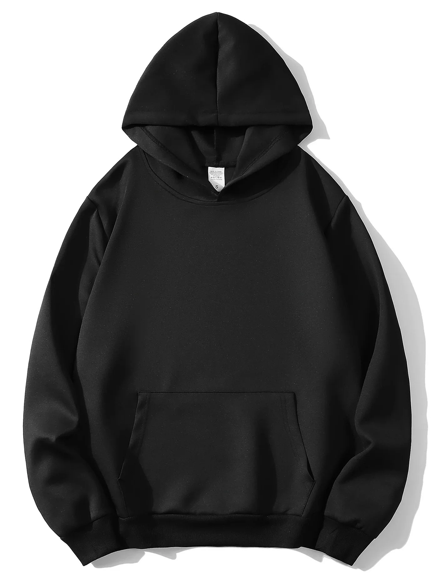 JESUS moda interesante letra estampado gráfico cuello redondo manga larga bolsillo sudadera estampado pulóver Sudadera con capucha para mujer Casual