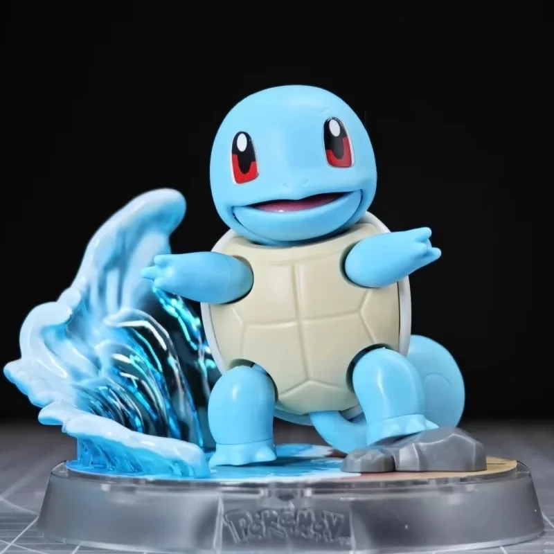 حقيقية Blokees البوكيمون لطيف Slowpunch Bulbasaur السنجاب Charcadet الإبداعية دمية عمل أرقام عيد ميلاد مفاجأة هدية ألعاب أطفال