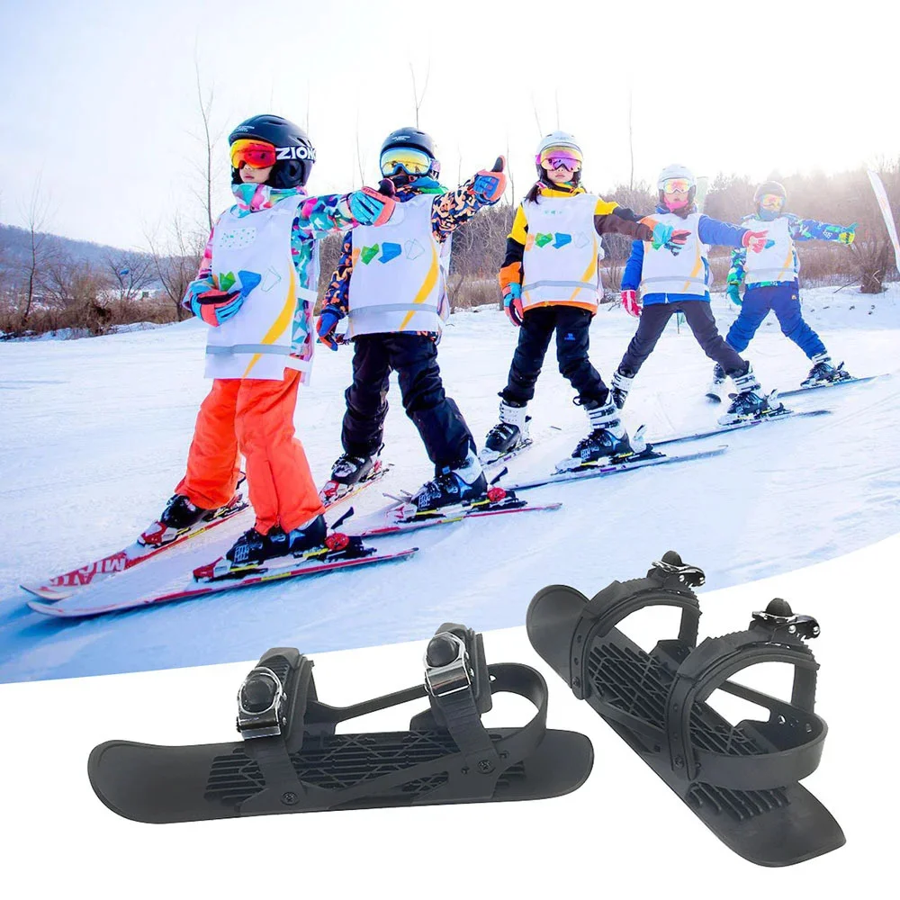 New Ski Shoes Mini Ski Skates Snowboarding Supplies Ski Boots Hight Quality Skiing Accessory Ski Skates Outdoor Skiing Tools