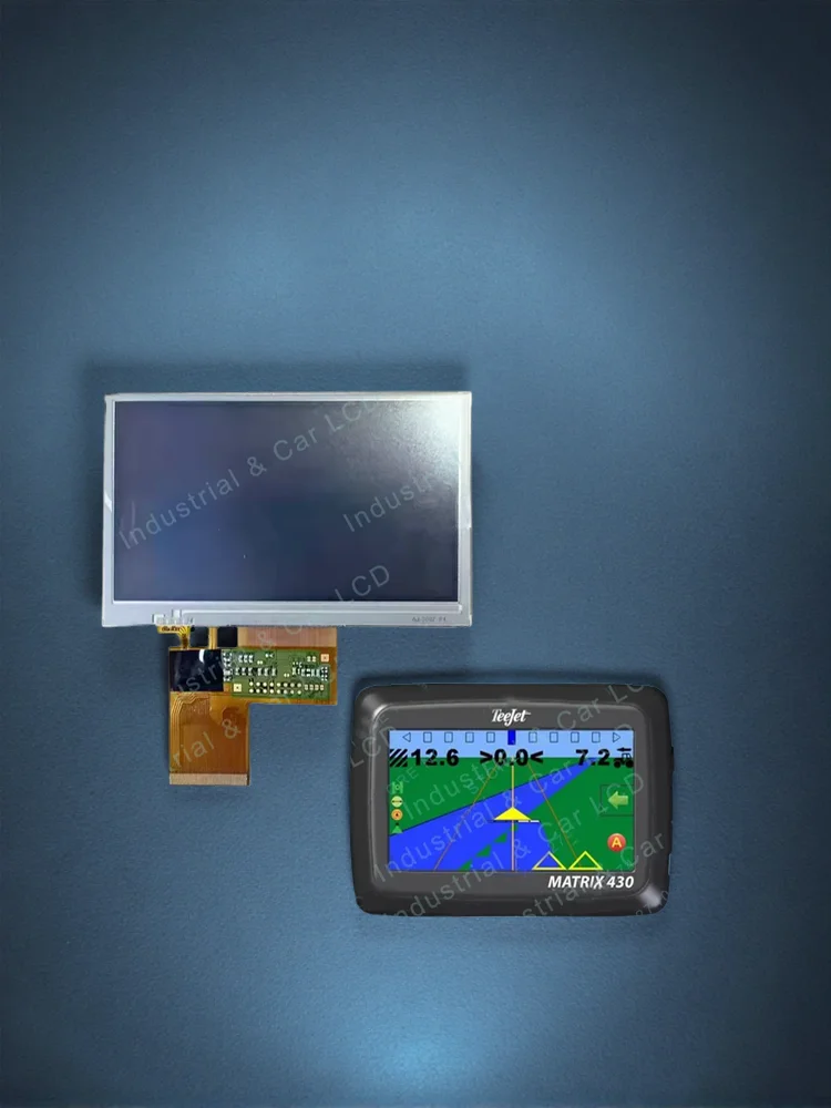 Écran d'affichage LCD pour Teejet Matrix 430 Original 4.3 pouces LCD avec numériseur d'écran tactile pour TeeJet MATRIX 430 remplacement LCD