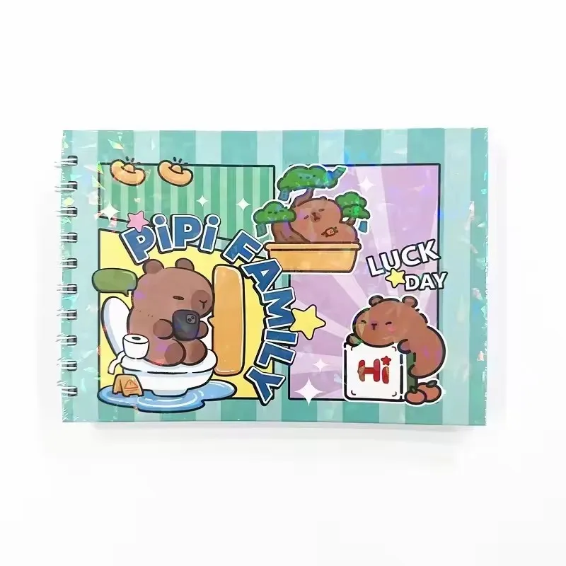 48-Design Capybara Malbuch Erwachsene Stressabbau Tierliebhaber Geschenk Entspannende Kunsttherapie Muster Malbuch