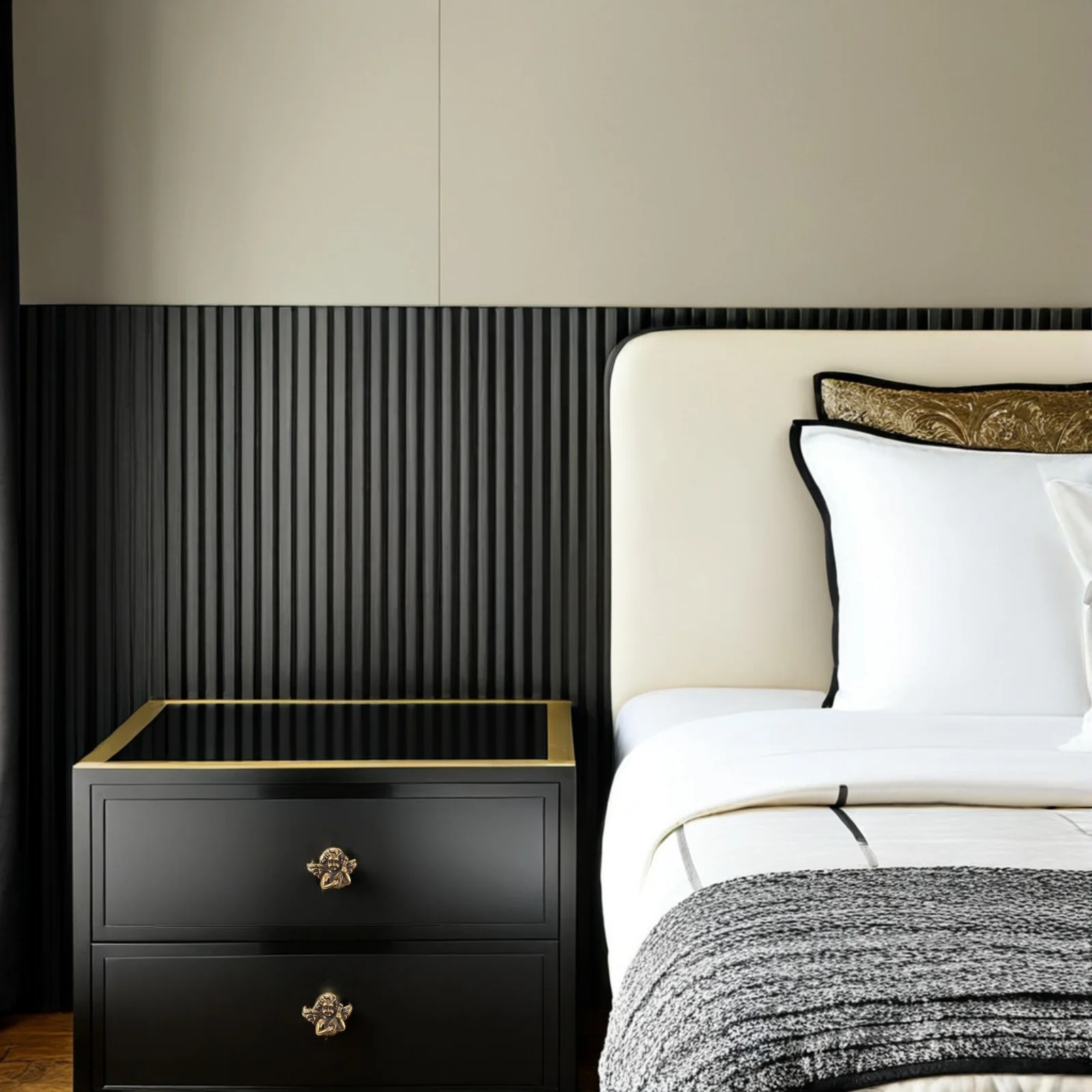 

Brass Drawer Pulls Metal Angel Knobs for Cabinet Door Handles Kitchen Hardware Vintage Dresser Drawers Boho Farmhouse Style