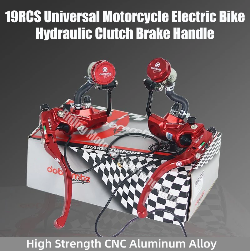 Universal Motorcycle Hydraulic Clutch Brake Handle 19RCS Direct Push Up Pump For Moto Electric Bike Clutch Brake Modified Parts