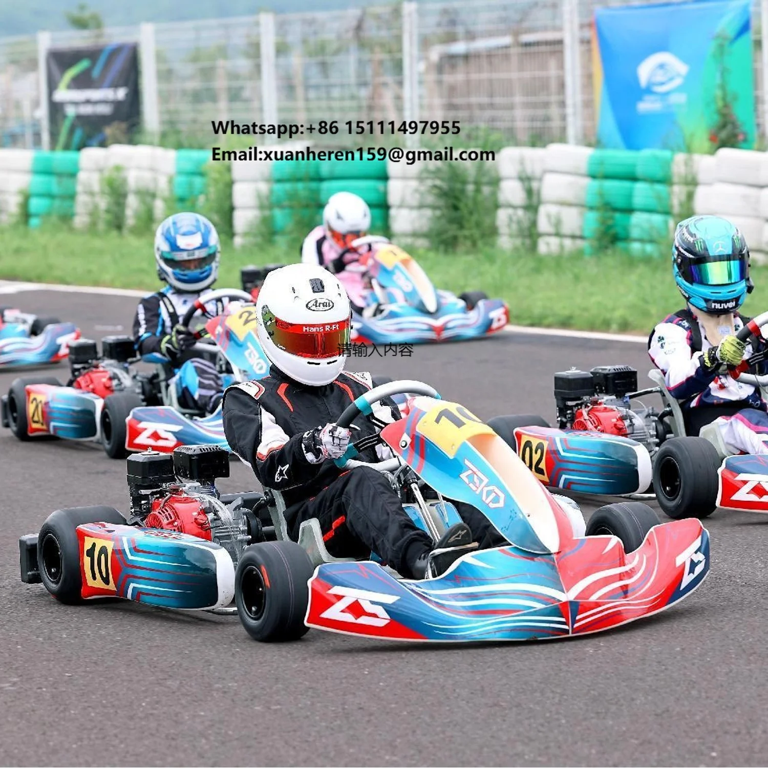 

Outdoor Sports Venue & Carnival Adult-Kid Interactive Play Equipment Safe Competitive Go Kart