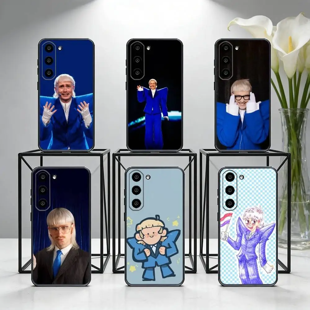 Чехол для телефона Singer J-Joost K-Kleins для Samsung Galaxy A73, A72, A71, A70, A53, A52, A51 и других моделей, мягкий черный чехол.