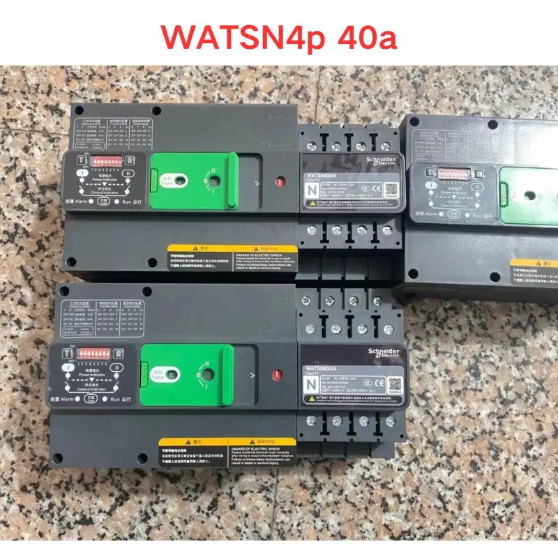 Used OEM disassembled parts WATSN4p 40a Dual power automatic transfer switch Functional test OK
