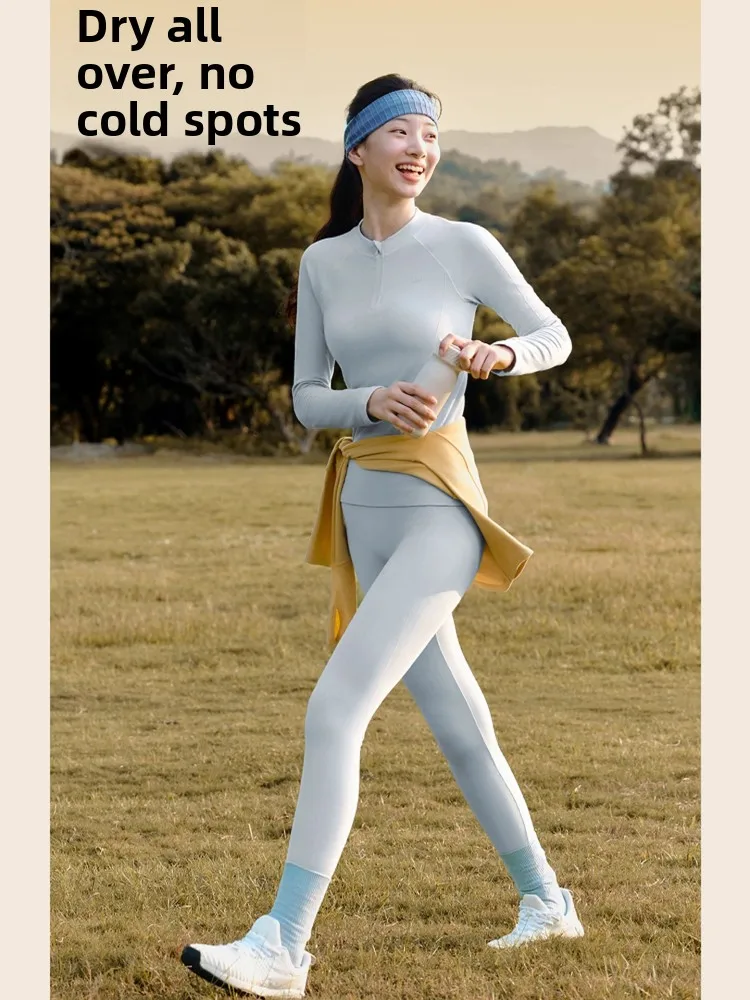 

Быстросохнущая спортивная куртка для мужчин и женщин, для походов и альпинизма, высокоэластичная, влагоотводящая, компрессионная, теплая, парная, с длинными рукавами