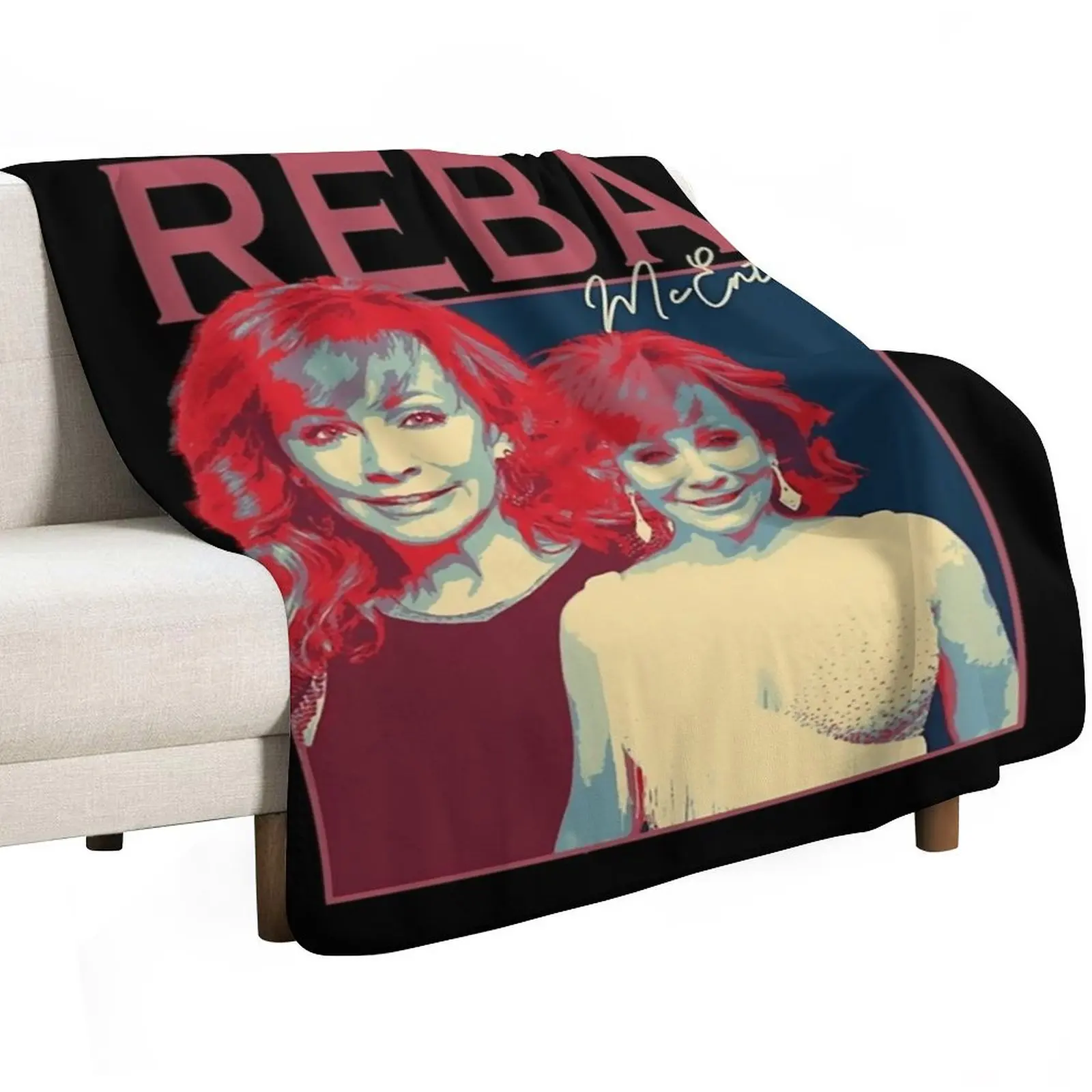 

Reba McEntire Country Throw Blanket Sofa Throw Quilt Plaid Decorative Sofa Blankets