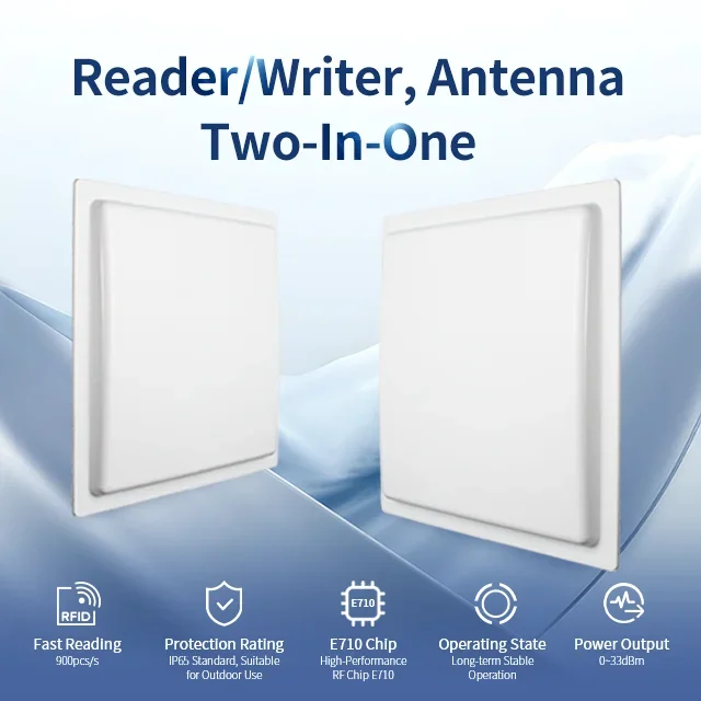 2026/Long Range UHF RFID Reader 12dbi RFID UHF Antenna Warehouse uid Reader Rs232 Vehicle Tracking UHF Rfid Reader Long Range