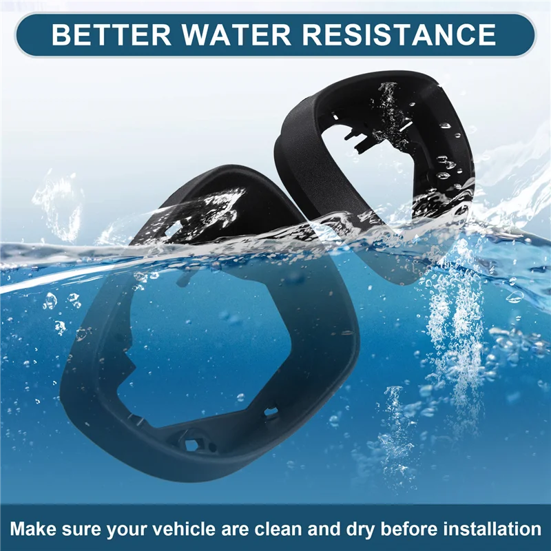 

Car Rearview Mirror Cover Rearview Mirror Bracket Door Mirror Shell 09JNHDCJQK For Ford Fiesta MK7 2009-2017-ABQF