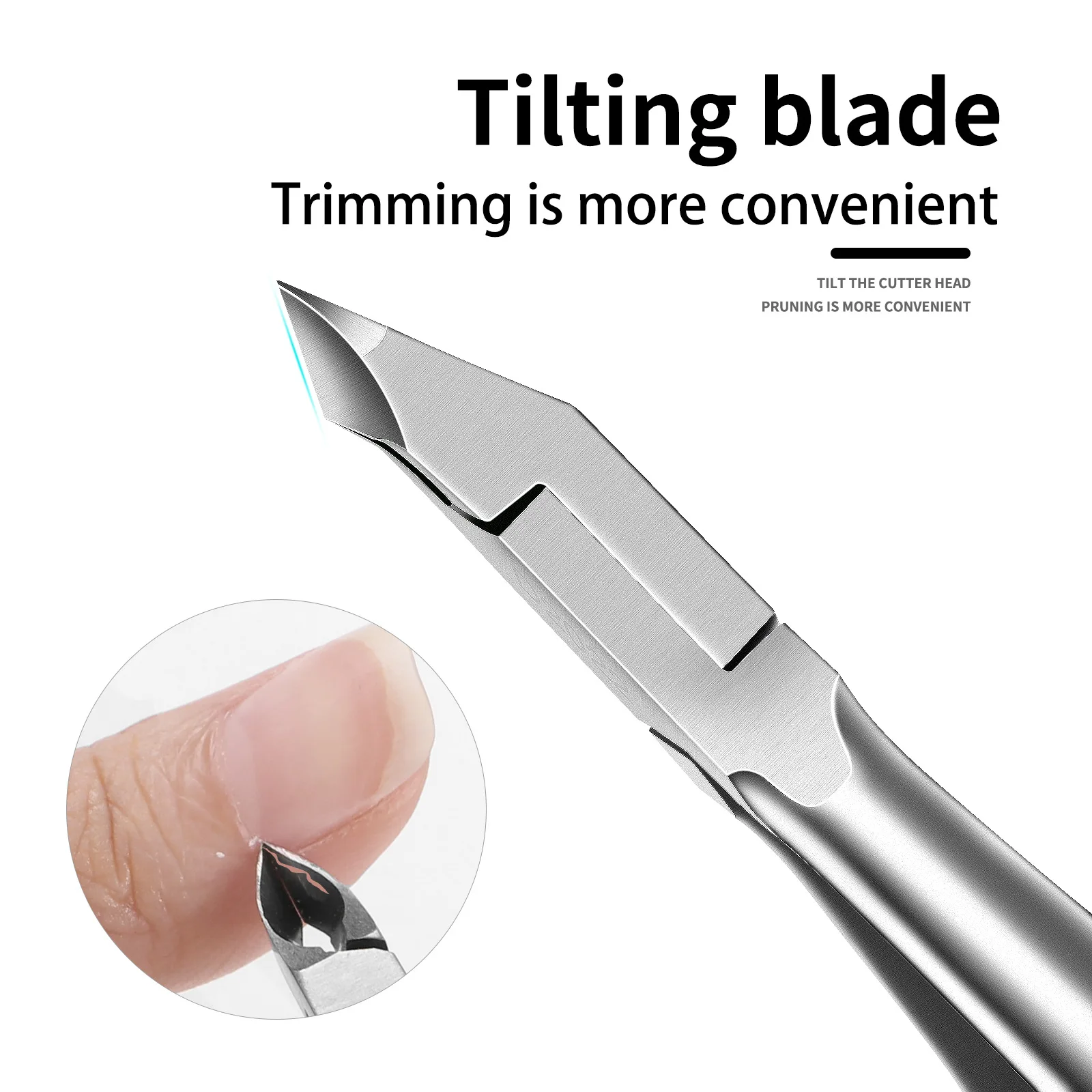 Russian Shaped Stainless Steel Cutoff Pliers To Remove Dead Skin Barbs