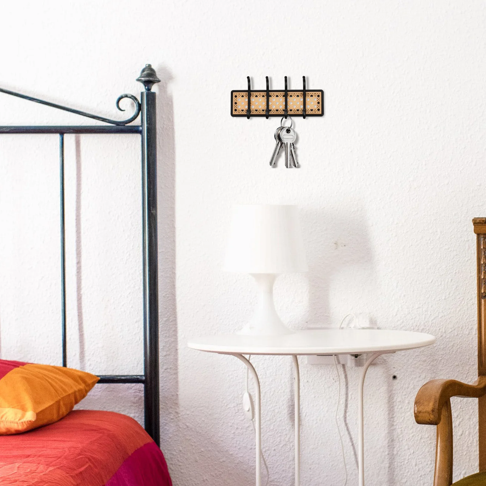 

Мини-будиночок из ПВХ, настенный крючок, вешалка для ключей, декоративное украшение для коллекционеров, реалистичный внешний вид, аксессуары для кукольного домика своими руками