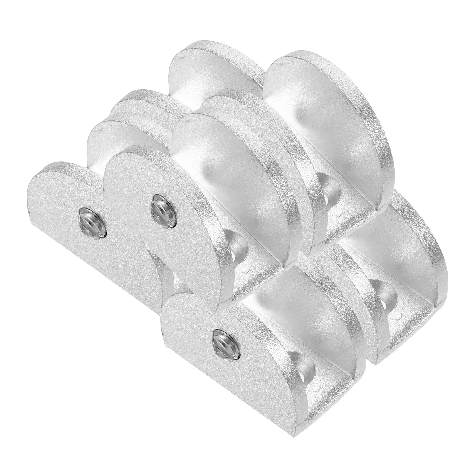 

6Pcs Wall Mount Mirror Clips Glass Clamp Strong Bracket for Home Bar Hotel Bathroom Use Mirror Screws Glass Holder Clips