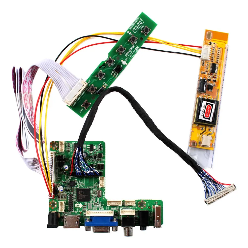 

HD MI VGA USB CVBS Controller Board For 15.4" 1440x900 N154C3 17in LP171WPA LCD