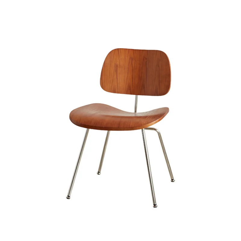 

Medieval dining chair Internet celebrity ins Apple Japanese solid wood retro Home back Cafe lounge chair