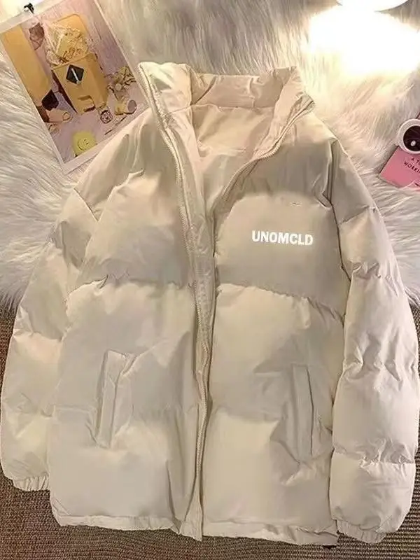 

Trendy Student Cotton Jaet for Men Winter Faionable Design Waterproof Polyester Filling Straight Cut Urban Sle Zipper C...