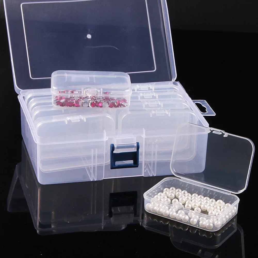 صندوق تخزين جديد كبير الحجم للرسم الماسي - 4/10/12/26 فتحة