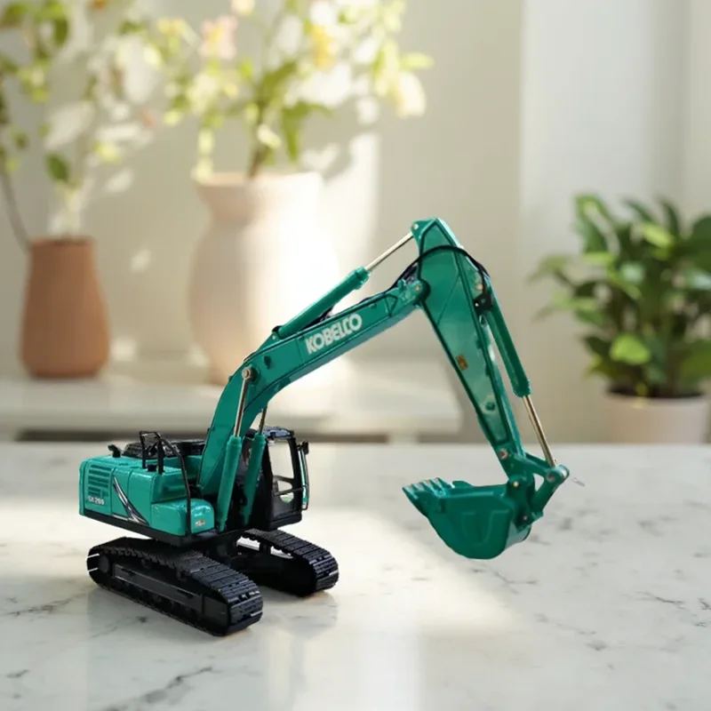 

Коллекционная модель экскаватора KOBELCO SK200-12 в масштабе 1:50, классический сувенир для взрослых, статическая модель для демонстрации