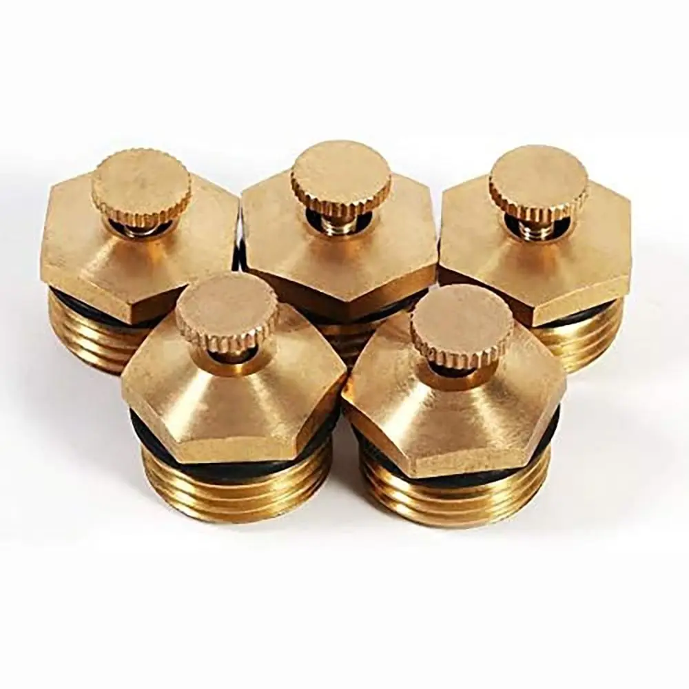 Brass Atomizing Sprinkler Nozzle Garden Irrigation Adjustable Misting Nozzle Drip Irrigation Garden Watering