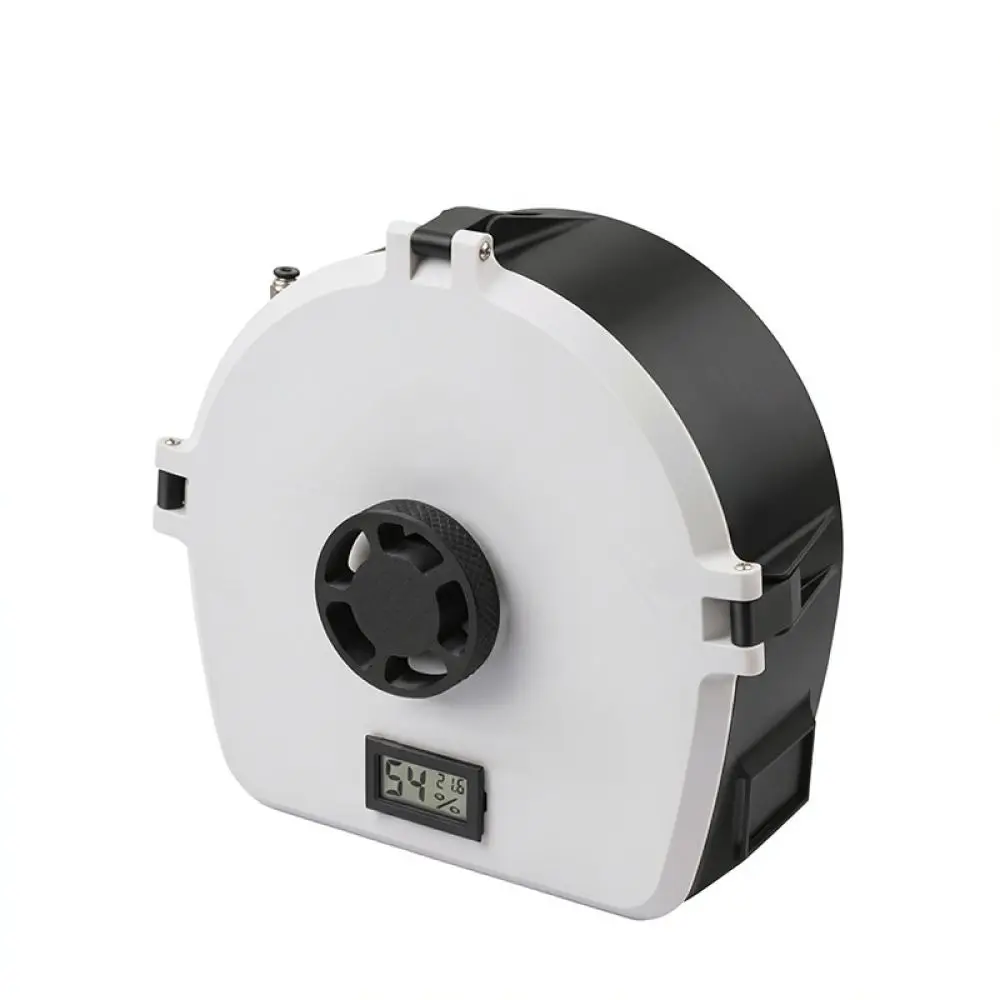 3D Printer Filament Reel Holder Assembly Kit With Digital Humidity Sensor Retractable Stand For Easy Storage