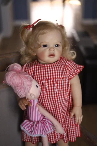 NPK 70CM Betty Huge Baby Already Finished Doll As in Picture Reborn Toddler Girl Doll Princess High Quality Collectible Art Doll