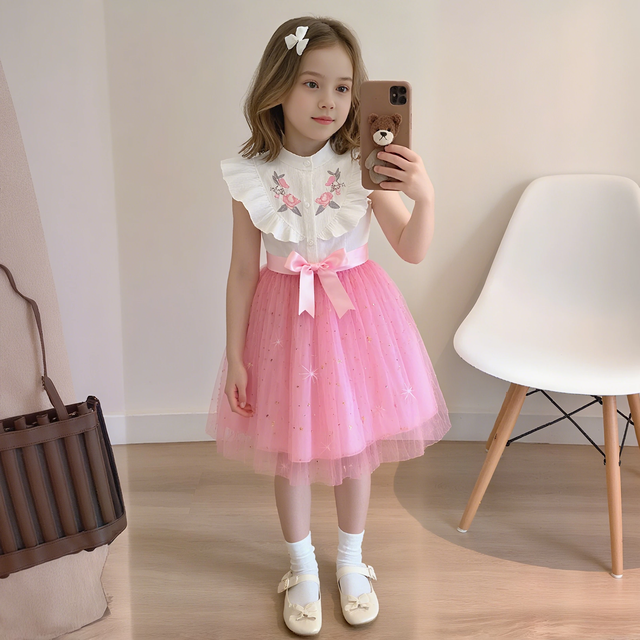Kids Girl Pink Dres… - image