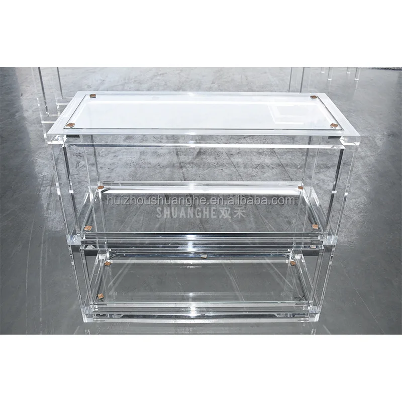 

Toilet Rack Shelf Bathroom Storage For Shoes Acrylic Display Stand Glass