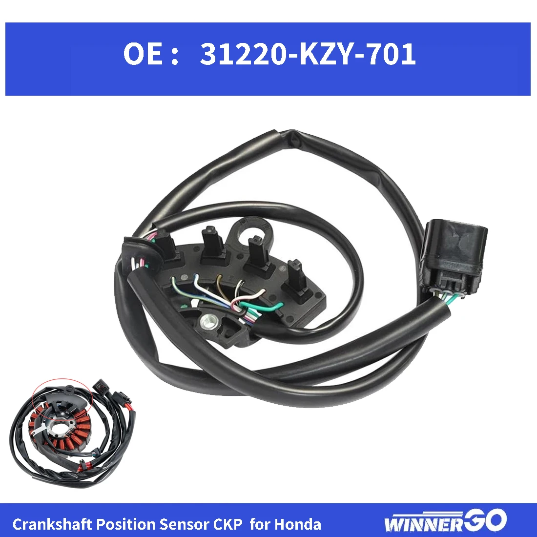 Crankshaft Position Sensor CKP 31220-KZY-701 for Honda PCX 150 SH 2013-2020 VARIO 125 CLICK 125i AIR BLADE 125 WW150
