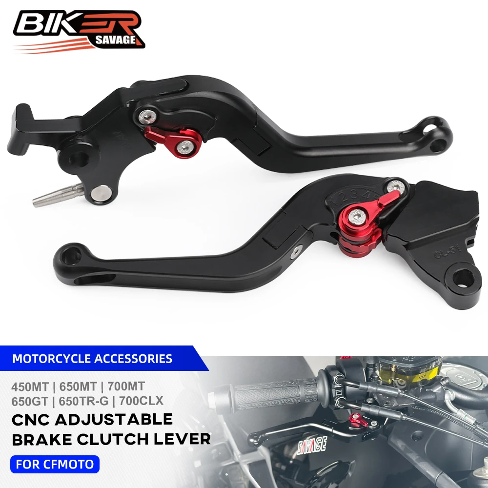 

800MT 2024 Brake Clutch Lever For CFMOTO 450MT 650 NK MT GT TR-G Adventure 700 800 MT CL-X CNC Adjustable Folding Handles Lever