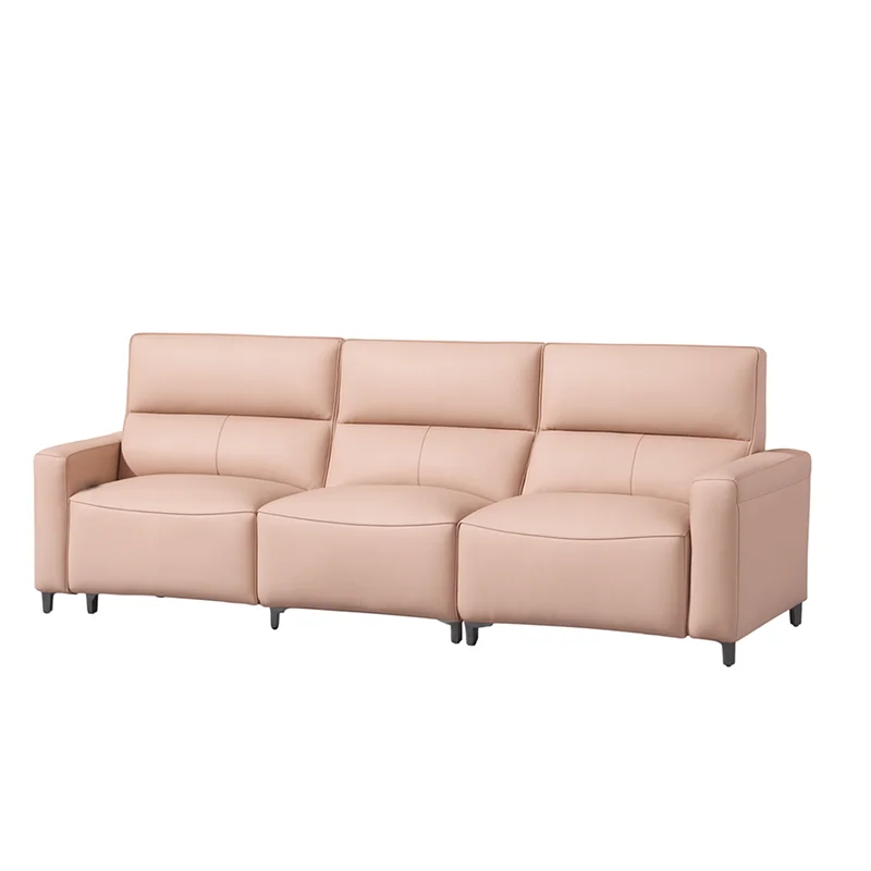 

m modern sofa set leather recliner sofa sectional couch with Electric Power Recline Premium Leather m