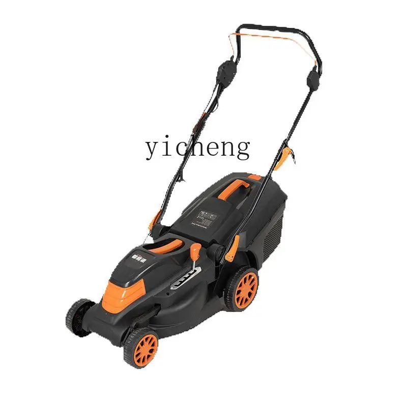 

Xl Hand Push Type Electric Mowing Small Household Weeding Machine Multifunctional Grass Trimmer