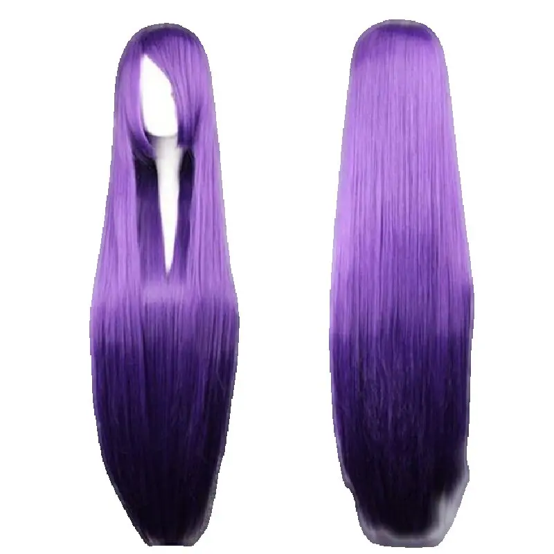 

Long Straight Wig Fei-Show Synthetic High Temperature Fiber 100CM/40 Inches Hair Carnival Halloween Costume Cosplay Hairpiece