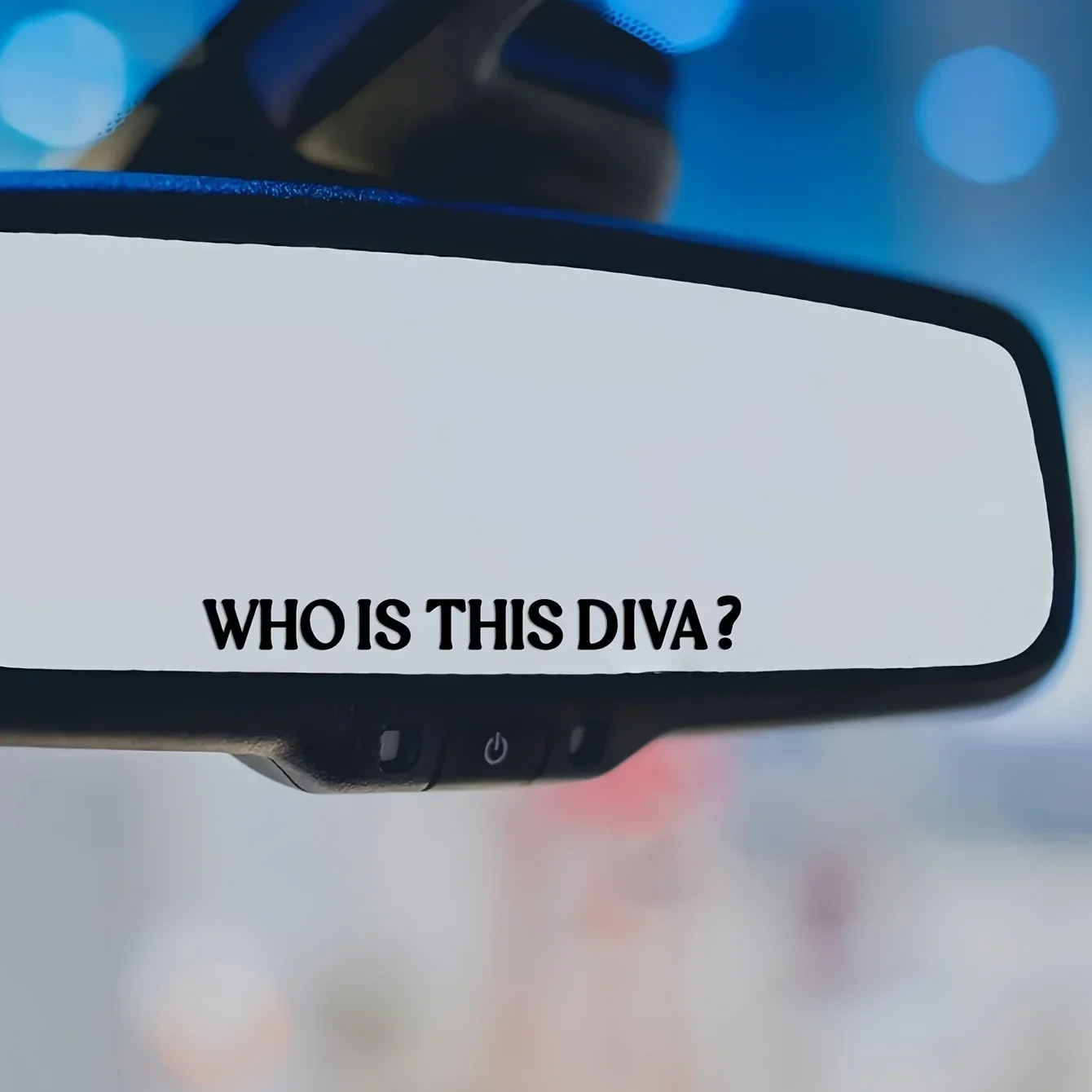 1 unidade de adesivo para carro com tema Diva, "Qual é esta Diva?" Decalque engraçado para personalização de carros