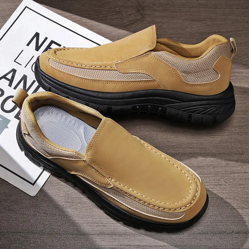 

The new Spring 2025 fashionable and casual men's loafers are comfortable and lightweight dad shoes