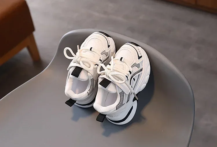 Kinder-Sneaker für Mädchen, Schulschuhe, Freizeitschuhe für Jungen, Frühling/Herbst, vielseitige Kindersneaker, atmungsaktive Mesh-Schuhe – Detail 12