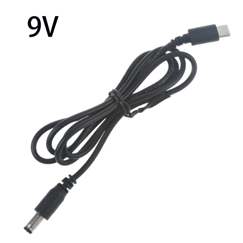 Cable de alimentación de 98cm/200cm de longitud, convertidor USB C/Tipo C PD a 12V, 5,5x2,1mm, para luz LED, portátil, tipo C, PD